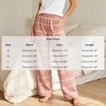 thumbnail image 3 of Ohufall Pajama Pant for Women Plaid Elastic Waist Soft Pant Sleep Lounge Comfort Casual Sleepwear, 3 of 9