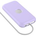thumbnail image 1 of Compatible avec Étui de Batterie Apple Vision Pro, Étui de Protection en Silicone pour Batterie Apple VR, Anti-Rayures, Antichoc, Accessoires de Batterie (Violet), 1 of 5