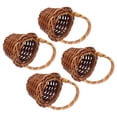 thumbnail image 4 of Cesta de almacenamiento para casa de muñecas, Mini cesta de frutas tejida a mano de ratán 1:12, decoración de juguetes para niños, 4 Uds., 4 of 12