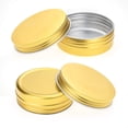 thumbnail image 2 of Bálsamo labial de aluminio en lata Foraineam, 60 ml, dorado, paquete de 24, 2 of 7