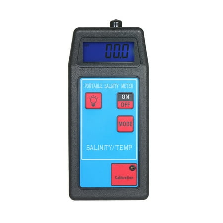 

2 in 1 Salinity Meter Temperature Meter ATC Salinometer Salt Gauge Salty Brine Meter Seawater Salinity Refractometer Food Salinity Tester with 0-199.9ppt/0-100℃ Measuring for Food Salt Wate