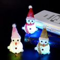 thumbnail image 1 of Juego de 3 figuras de muñeco de nieve LED CHAO decoración navideña iluminación de mesa jardín, 1 of 4