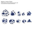 thumbnail image 2 of Uxcell 1 Set 0.94'' 1.18'' 1.22'' 1.61'' Ceramic Mosaic Tiles Irregular Blue White Ceramic Tiles for Mosaic Kits, 2 of 7