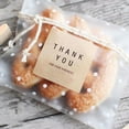 thumbnail image 4 of Youkk 100pack/lot Multi-functional Cookie Bags For Convenient - Durable And Wide White Cookie Bags Dot Candy Cookie, 4 of 6