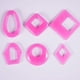 thumbnail image 5 of Moldes de silicona de resina, moldes de cabujones para resina, arcilla, fabricación de joyas, moldes de fundición de joyería de resina con forma El 11.5x9.5cm Baoblaze Moldes de fabricación de joyas, 5 of 8