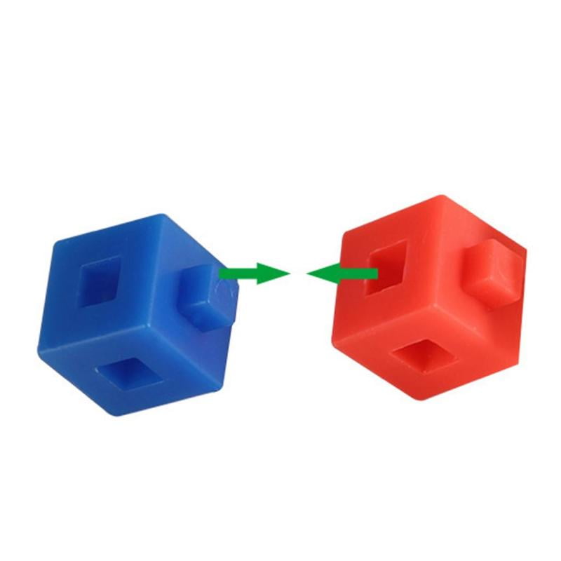 100x 1cm Mathlink Maths Mathematics Cubes Activity Game Set for Kids 
