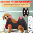Pet Grooming Hammock Dog Nail Trimming Small and Medium Cat and Dog