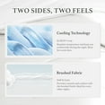thumbnail image 2 of HOMTEC Reversible 3-Piece Comforter Set, All Season Double-Sided Comforter with 2 Pillowcases, King Size, White, 2 of 9