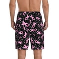 thumbnail image 3 of Fotbe Breast Cancer Awareness (2) Pajama Shorts for Men, Men's Pajama Bottoms, Sleepwear,Short Pajama Pants-3X-Large, 3 of 9
