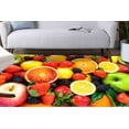 thumbnail image 4 of Fruits Rugs, Kitchen Rug, Summer Rug, Modern Rug, Salon Decor Rug, 3D Printed Rug, Colorful Rug, Kitchen Rug, Front Door Rug, Luxury Rug, 3.3'x6.5' - 100x200 cm, 4 of 4