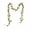 Orange, variant on PEIBang 2Pcs 7.6Ft Flower Garland Artificial Rose Vines,Fake Hanging Floral Garland for Wedding Party Wall Room Decorations