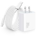 thumbnail image 1 of Cargador ARCCRA USB-C de carga rápida de 30 W con cable de 1,8 m, 1 of 7