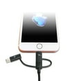 thumbnail image 5 of Tech Armor 3-in-1 Type C/Lightning/Micro USB Charging Cable - Sync/Charge Apple and Android - 3 Foot Black, 5 of 14