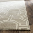 thumbnail image 6 of SAFAVIEH Soho Avery Geometric Wool Runner Rug, Grey/Ivory, 2'6" x 8', 6 of 8