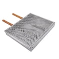 thumbnail image 1 of Cesta para parrilla de acero con divisores extraíbles y Malla fina, acesorio portátil para cocinar al aire libre, para párlico ideal, verduras, camarones y, 1 of 7