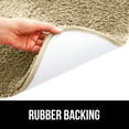 thumbnail image 2 of SAMIMPORT-2011 Soft Solid Print Gray Polyester Bath Rug Set, 18" x 30", Non-Slip Backing (3 Count), 2 of 3