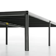 Best Price Mattress 14\ Metal Platform Bed Frame, Heavy-Duty Steel Slats, Black, King