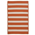 thumbnail image 2 of Colonial Mills Stripe It Tangerine Rug 6x9, 2 of 4