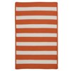 Colonial Mills Stripe It- Tangerine 4' square