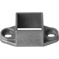 thumbnail image 1 of Qucyy 20 Pack 1-1/4 x 1-1/4 inch Square Post Flange Base, Aluminum Floor Mount Anchor Post Base, Deck Railing Bracket, Post Fence or Deck Mount Post Fitting, 1 of 4