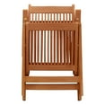 thumbnail image 3 of VIFAH Fauteuil Inclinable Pliant en Bois Dur d'Eucalyptus d'Extérieur, 3 of 7