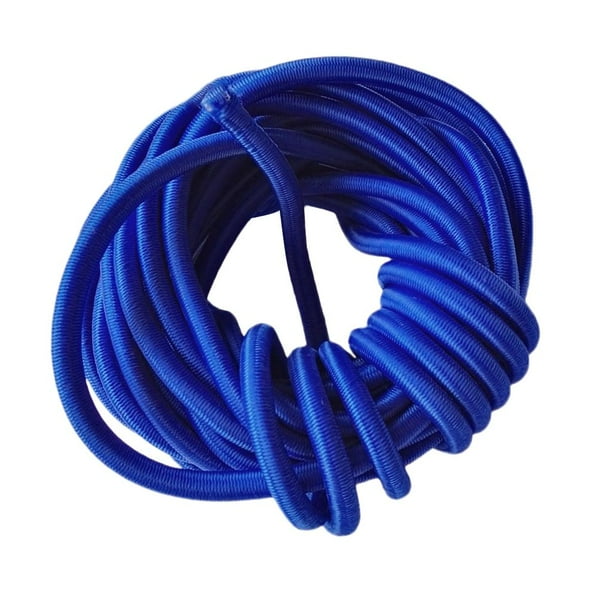 Cordón elástico elástico, cordón de choque resistente a la abrasión intemperie para amarres, manualidades, proyectos de bricolaje, etros de DYNWAVEMX Cable elástico del amortiguador auxiliar