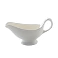 thumbnail image 1 of Ceramic White Gravy Boat With Handle Hotel Western Restaurant Cafe Small Milk Pitcher, 1 of 7