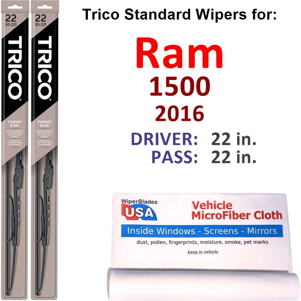 2016 Ram 1500 Wiper Blades (Set of 2)