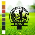 thumbnail image 2 of Personalized Golf Memorial Garden Stake – Custom Metal Grave Marker for Dad or Grandpa – In Memory of Golfer Gift for Father’s Day, Cemetery, Outdoor Sympathy or Remembrance Decor (18 inches), 2 of 10
