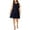 Med Navy, variant on City Studio Womens Plus Lace Knee-Length Fit & Flare Dress