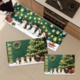 thumbnail image 4 of CCTFS Christmas tree, kitty Kitchen Mat Rug - Perfect for Kitchen Counter, 16''*24'', Functional for Decoration, 4 of 10