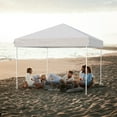 thumbnail image 4 of WildBreak Pop-up Canopy Tent, 10 x 10 feet, with 3 Sidewalls, White, 4 of 7