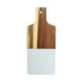 thumbnail image 3 of White Marble/Acacia Wood Handled Board, 3 of 4