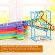 thumbnail image 3 of Monstrate Soporte de almacenamiento para colgar, estante de acabado, organizador de ropa portátil de mano, hogar para inodoro, baño y Almacenamiento y organización del hogar Rosado, 3 of 6