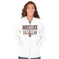thumbnail image 3 of PACMAN Arcade Game Montauk Varsity Zip Up Hoodie Men's Women's Brisco Brands S, 3 of 5