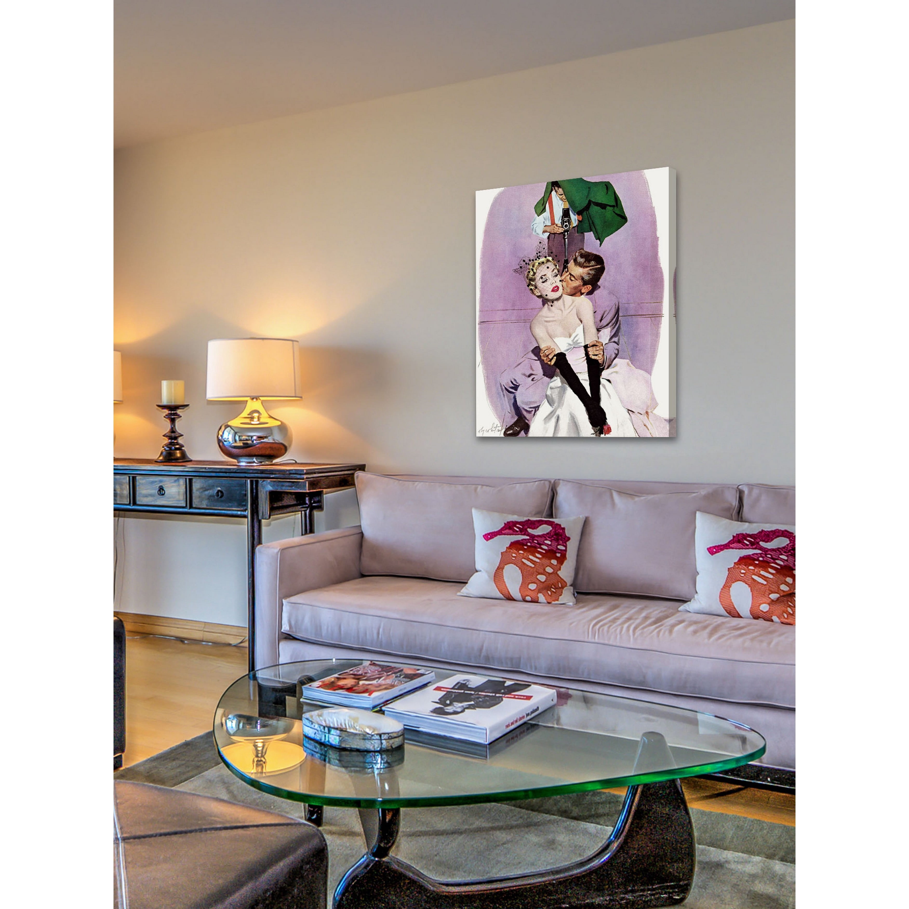 "Love Scene" by Coby Whitmore Painting Print on Canvas