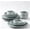 style - 12, variant on Dinnerware sets plates and bowls sets modern plates,Ceramic Dinnerware Sets,12 Pieces Porcelain Lightweight Plates,Scratch Resistant Dish Set (style - 16, 4 - Set (12pcs))