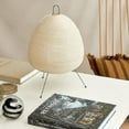 thumbnail image 2 of Japanese Design Akari Noguchi Yong Table Lamp Printed Rice Paper Lamp Bedroom Desktop Home Loft Decor Square Tripod Floor Lamp, 2 of 5