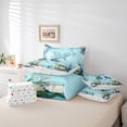 thumbnail image 6 of Erosebridal Ocean Style Kids 7-Piece Twin Bedding Sets,Cartoon Animal Monogrammed K Bedding Comforter Set For Kids,Reversible, 6 of 7