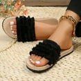 thumbnail image 5 of BONIXOOM Black Sandals Women Fall Slip-on None Casual Fashion Womens Shoes Black Size 4.5, 5 of 8