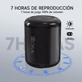 thumbnail image 4 of Mini Bocina Portátil Bluetooth Inalámbrica Altavoz Negro BLOOSOM, 4 of 5