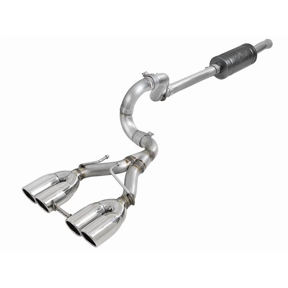 Kit de Système d'Échappement Jeep Wrangler JL Advanced FLOW Engineering 2018-2019 49-38073-P Rebel Cat-Back; Acier Inoxydable 304; avec Silencieux; Diamètre de Tuyau de 2-1/2 Pouces