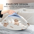 thumbnail image 4 of Yayeee Pillowcase Standard Size Set of 2 Satin Wrinkle Resistant Pillow Case, Gray Bears, 4 of 8