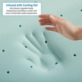thumbnail image 2 of Mattress Ventilated Memory Foam Mattress Topper, Cooling Gel Infusion, Pressure-Relieving Layers, 2 of 7