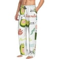 thumbnail image 2 of Disketp Happy Avocado Men'S Pajama Pants - Ultra Soft Fleece Sleep And Lounge Pants (Size: S-Xxl), 2 of 9