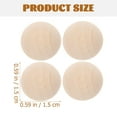 thumbnail image 2 of 200pcs Half Round Wooden Beads Unfinished Wood Half Balls for DIY Art Craft, 2 of 6