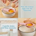 thumbnail image 5 of 8 Counts Egg Yolk White Separator, Egg Separator Egg Yolk Separator Food Grade Egg White Filter Egg Separator Tool Kitchen Baking Gadget, 5 of 5