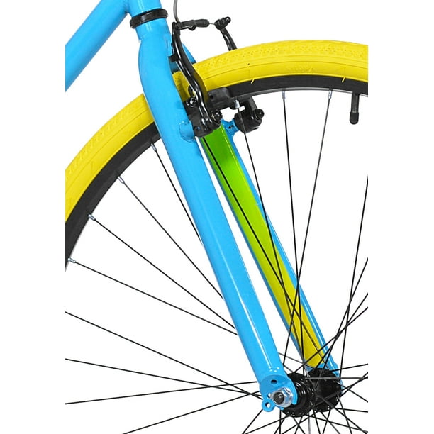 Kent 700c Mens Ridgeland Hybrid Bike Blue Green