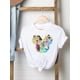 thumbnail image 2 of Disney Mickey Mouse Tee Shirt Casual Fashion Princess Watercolor Women Print Clothing Cartoon Graphic Short Sleeve T-shirtsXL Gao Jinjia LED, 2 of 2