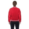 thumbnail image 5 of Women's New Era  Red Kansas City Chiefs Throwback Fleece Full-Snap Jacket, 5 of 5